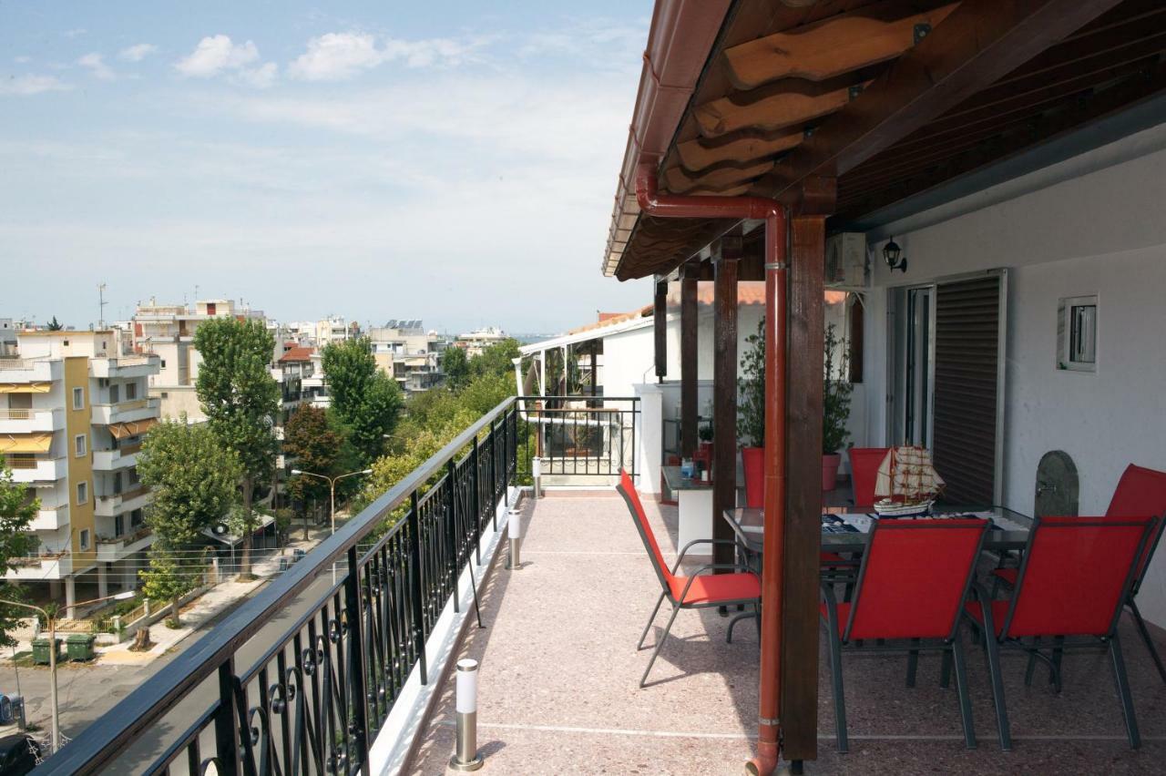 Ferienwohnung Amazing Loft Skyview Thessaloniki Exterior foto