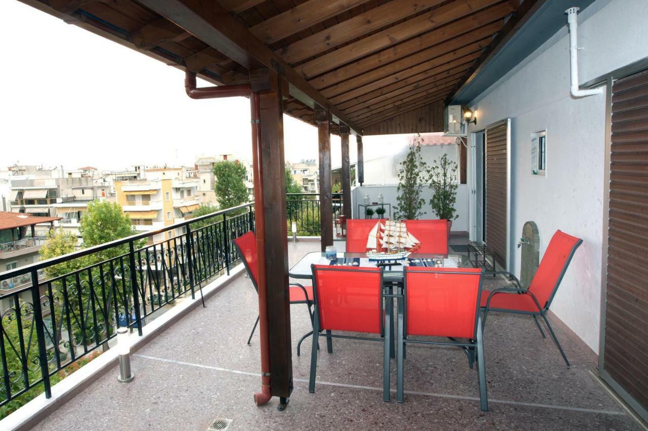 Ferienwohnung Amazing Loft Skyview Thessaloniki Exterior foto